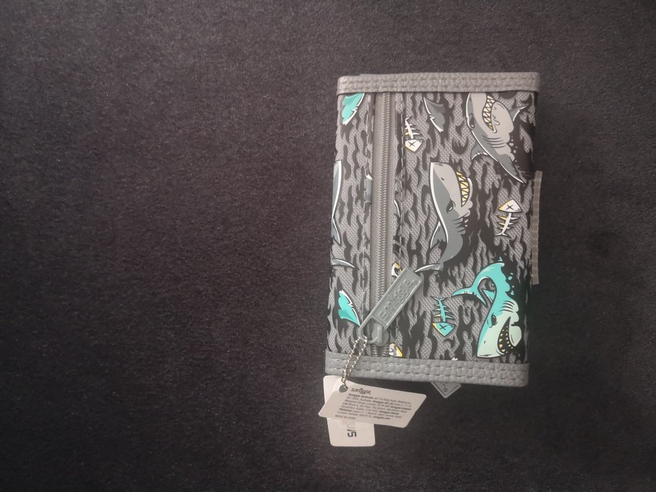 Gri Baskılı simmigle lisanslı Çocuk Cüzdanı - Görsel 2