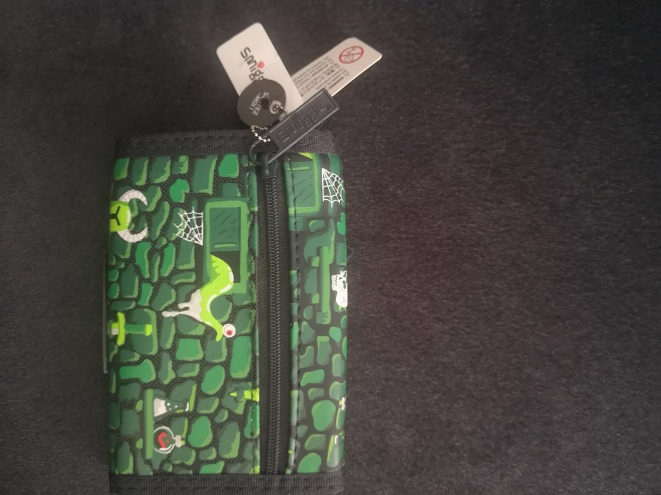 Yeşil Baskılı simmigle lisanslı Fermuarlı Çocuk Cüzdanı - Görsel 2