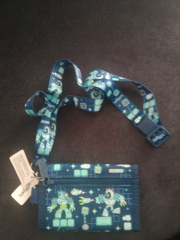 Mavi Baskılı simmigle lisanslı Çocuk Cüzdanı - Görsel 2