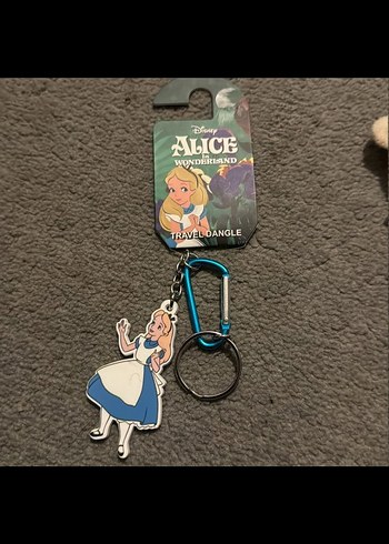 Disney Alice Wonderland Temalı Mavi Anahtarlık - Görsel 2