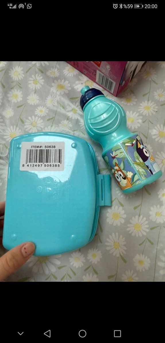 Bluey Mavi Renkli Çocuk Beslenme Kutusu ve Matara - Görsel 3