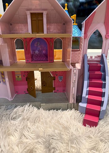 Disney Pembe Pastel Renkli Prenses Şatosu Oyuncak - Görsel 6