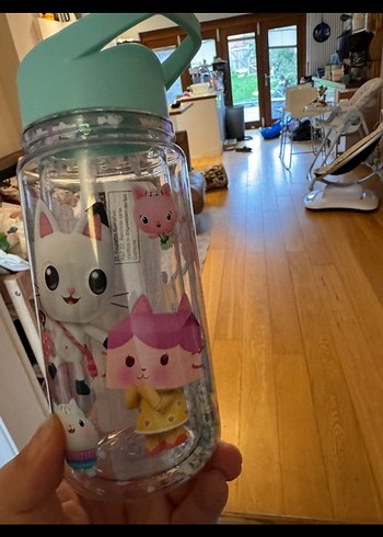 Gabby's Dollhouse Çocuk Suluk Turkuaz - Görsel 2