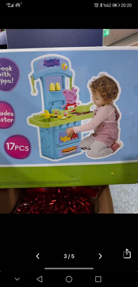 Peppa Pig Mini Mutfak Seti ve Tost Makinesi - Görsel 3