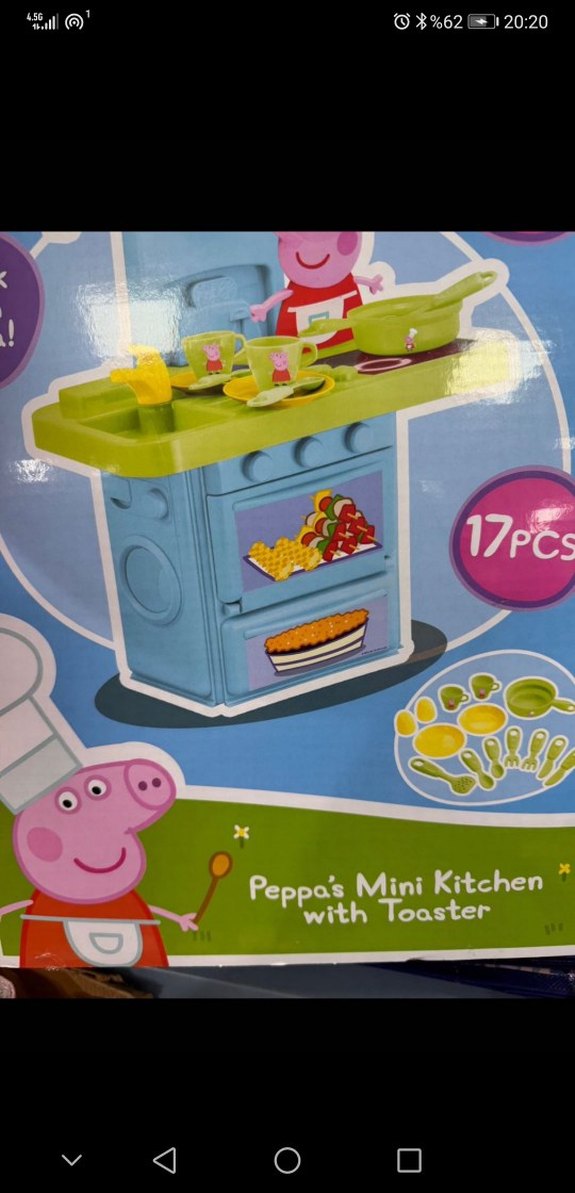 Peppa Pig Mini Mutfak Seti ve Tost Makinesi - Görsel 4