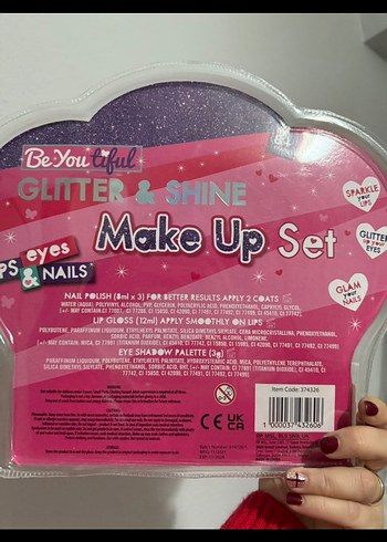 Glitter & Shine Çocuk Makyaj Seti - Görsel 3