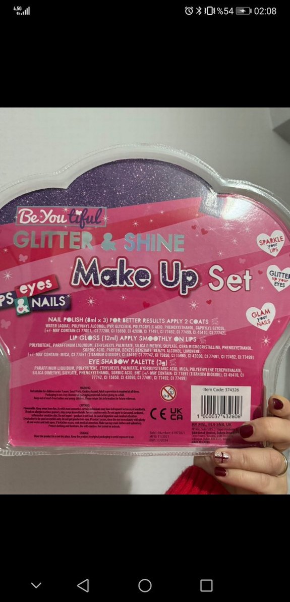 Glitter & Shine Çocuk Makyaj Seti - Görsel 3