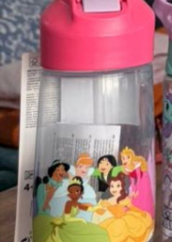 Disney Prenses Temalı Pembe Matara suluk - Görsel 4