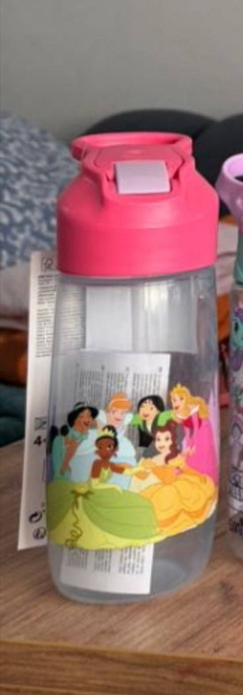 Disney Prenses Temalı Pembe Matara suluk - Görsel 4