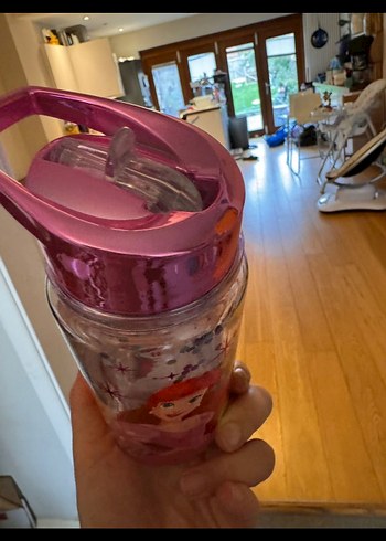 Prenses Figürlü Çocuk Matara orjinal - Görsel 3