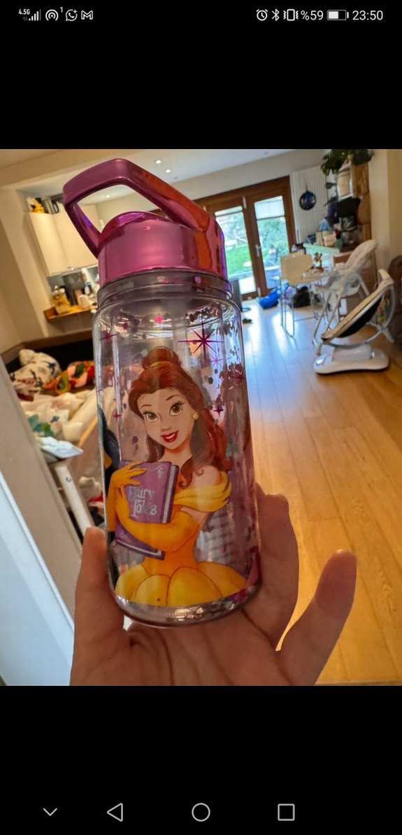 Prenses Figürlü Çocuk Matara orjinal - Görsel 2