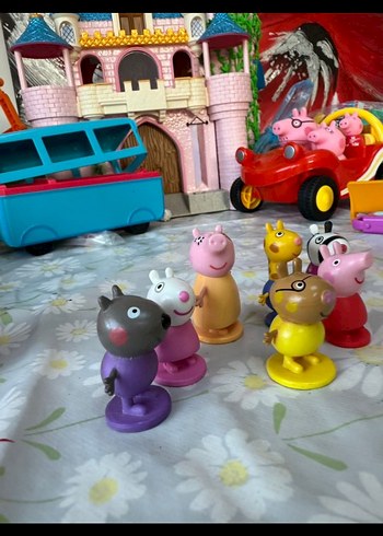 Renkli Peppa Pig Figürleri Seti - Görsel 2