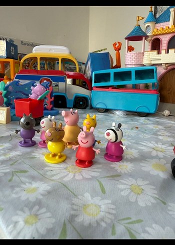 Renkli Peppa Pig Figürleri Seti - Görsel 3