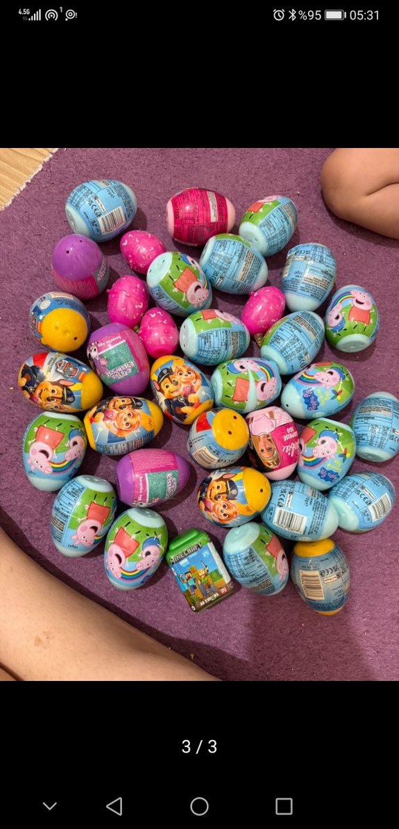 Çocuklar için Renkli Sürpriz Yumurta Oyuncaklar - Görsel 2