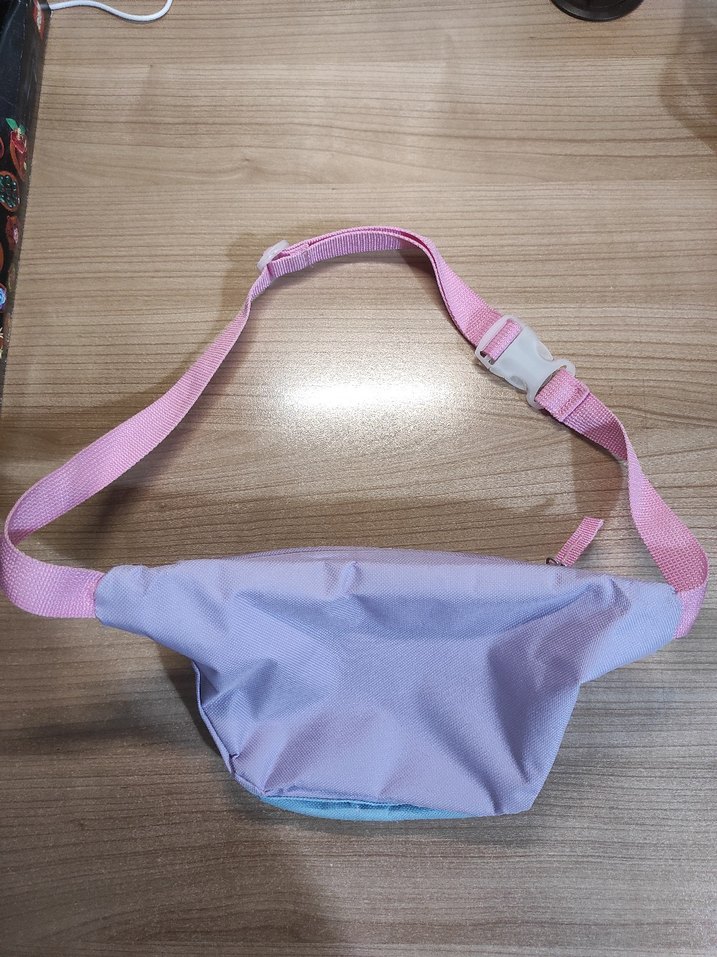 Mor Baskılı Unicorn Çocuk Bel Çantası - Görsel 2