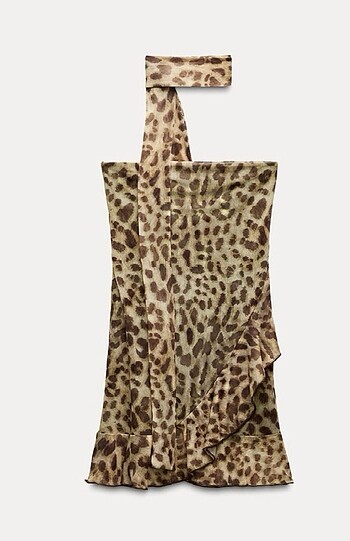 Zara Leopar Elbise 5039/279 Xs
