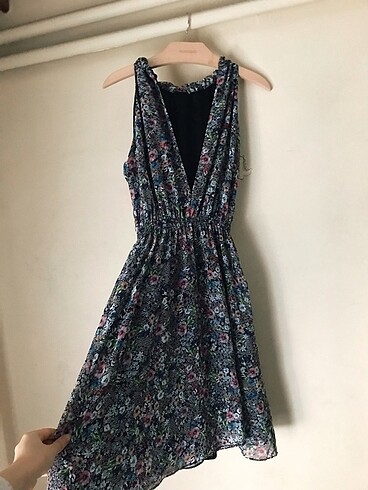 m Beden siyah Renk H&M Efsaaane Kısa Elbise