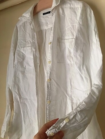 PREMIUM LINEN BEYAZ GÖMLEK