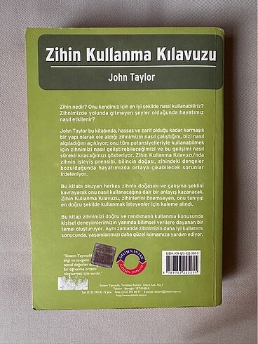  Zihin kullanma kılavuzu kitap