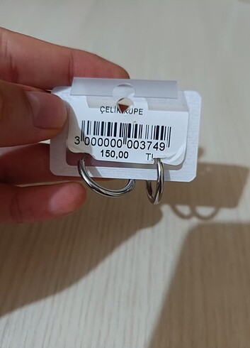  Beden Kadınlar için Şık cerrahi Çelik 316L Halka Küpe Hipoalerjenik