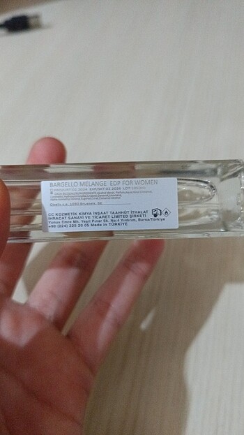  Beden BARGELLO MELANGE KADIN 50 ml PARFÜM EDP