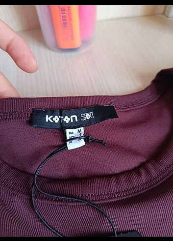 Koton koton spor atlet kahverengi tişört terletmez
