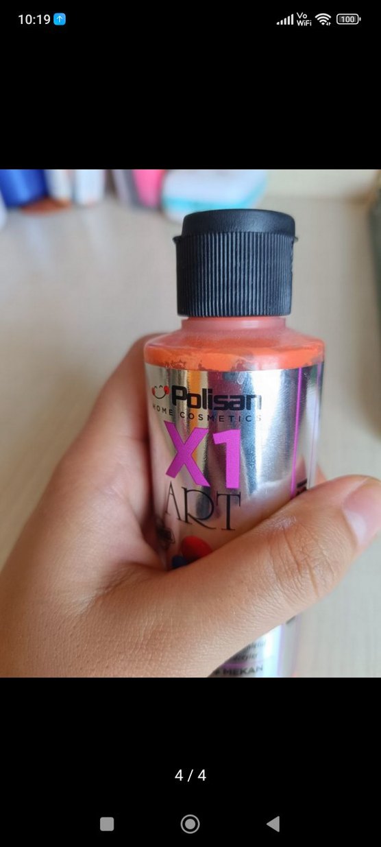 Polisan X1 ART Çok Renkli akrilik boya 0032 Turuncu - Görsel 4