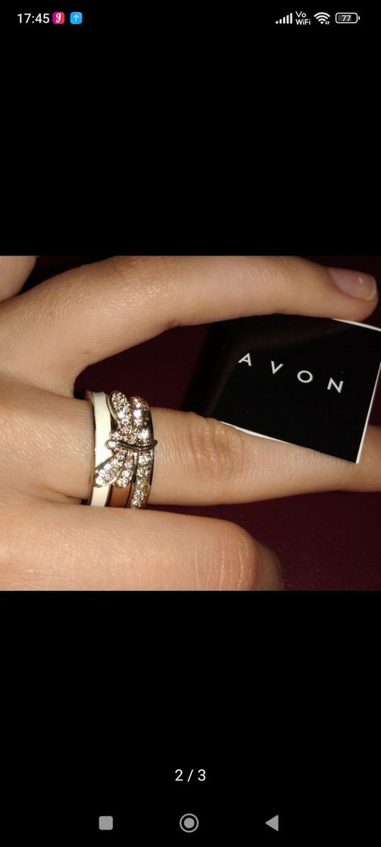 üçlü şık kadın Yüzük seti - Görsel 2