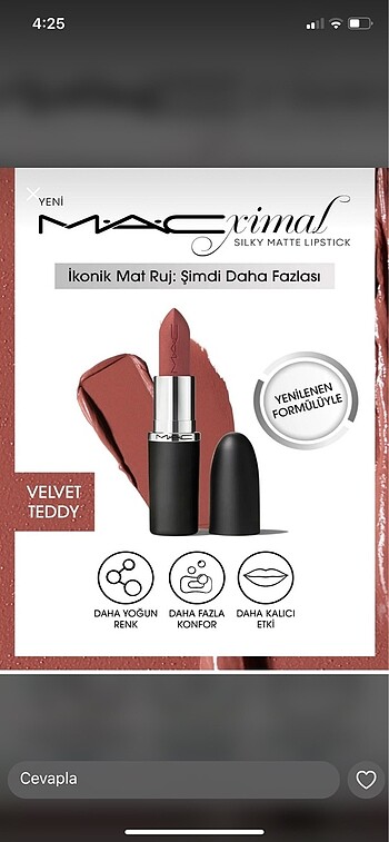 Mac velvet teddy ruj