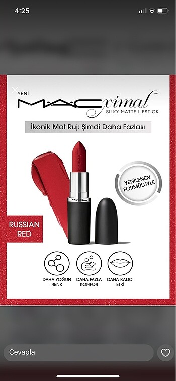 Maç russian red