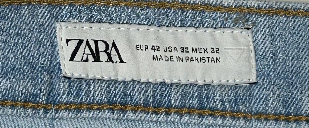 Zara erkek buz mavisi slim fit jean 42/32 - Görsel 4