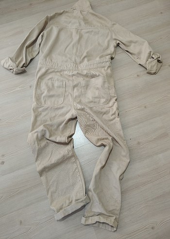 American Vintage krem Kadın Uzun Keten Tulum