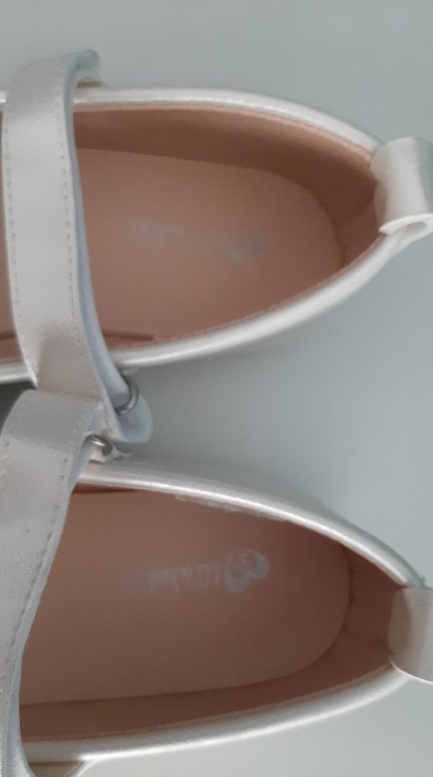 Kız Çocuk Beyaz Fiyonklu Babet Ayakkabı - Görsel 2