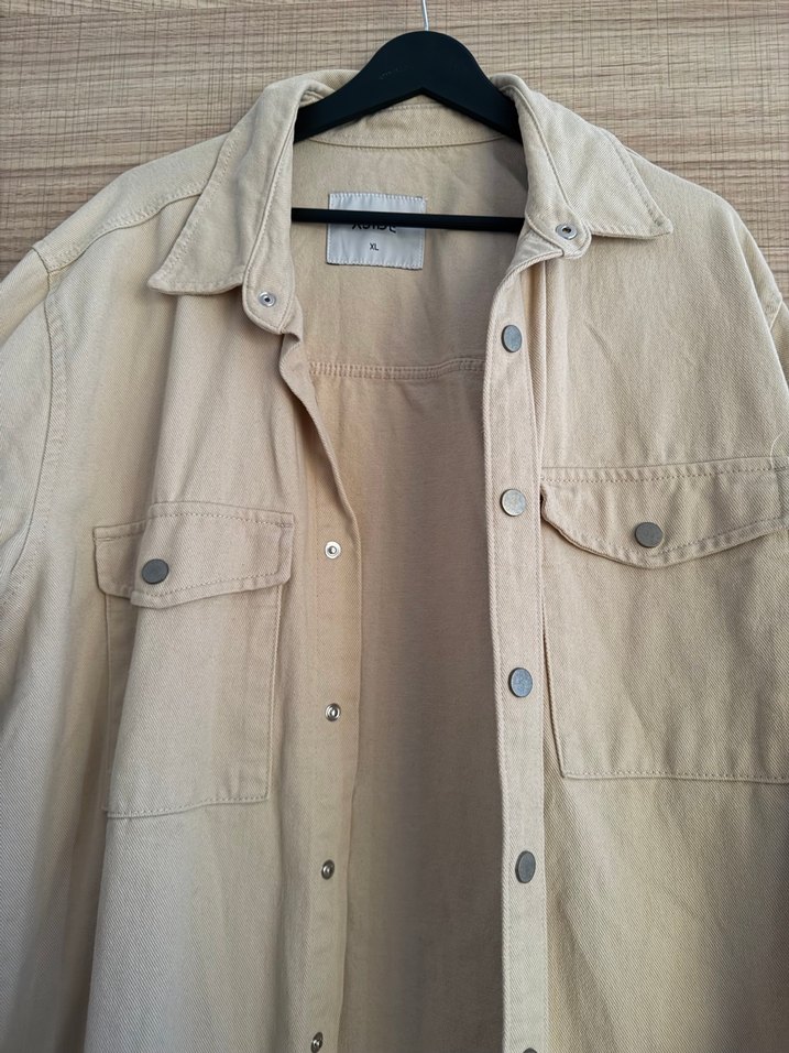 Erkek krem kot gömlek - Görsel 3