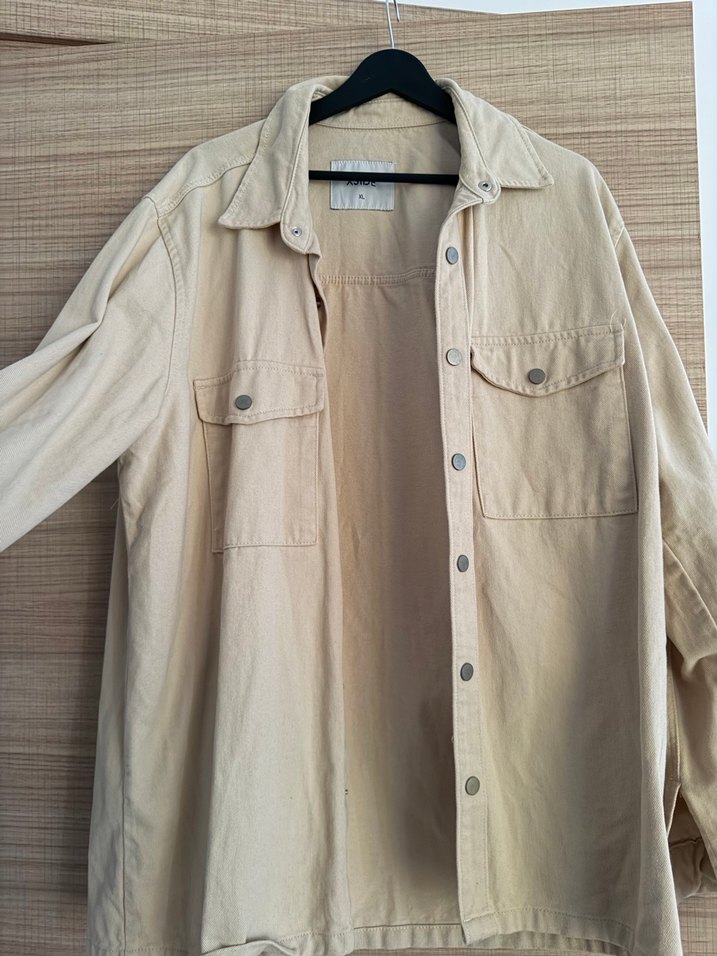 Erkek krem kot gömlek - Görsel 2