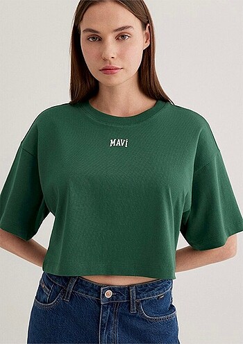 Mavi Yeşil Tişört