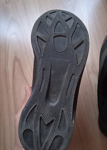 38 Beden gri Renk Gri Spor Günlük Ayakkabı Velcro