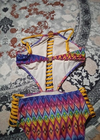 Renkli Bohem Mini Mayokini - Görsel 6