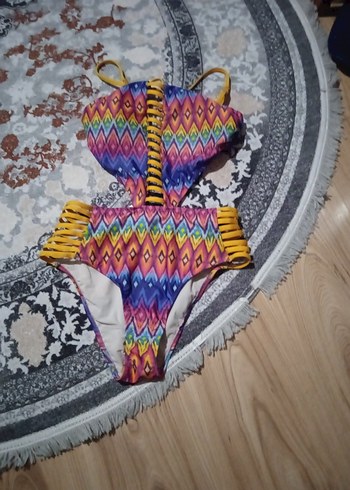 Renkli Bohem Mini Mayokini - Görsel 2