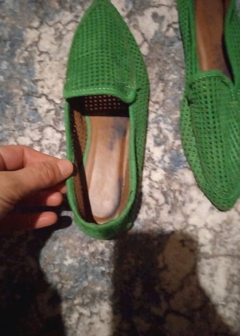 Yeşil Örgü Kadın  Espadril - Görsel 4