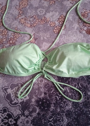 Trendyol & Milla Yeşil Bantlı Bohem Bikini Üstü