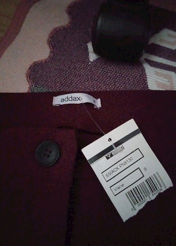 Bordo Midi Kadın Ofis Pantolonu - Görsel 4