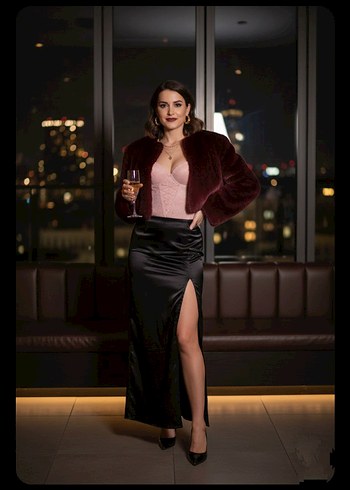 Pembe Midi Dantelli Gotik Sütyen - Görsel 3