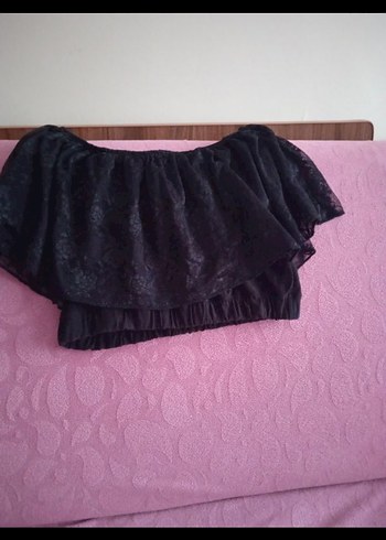 Siyah Dantel Detaylı Straplez Goth Büstiyer - Görsel 6