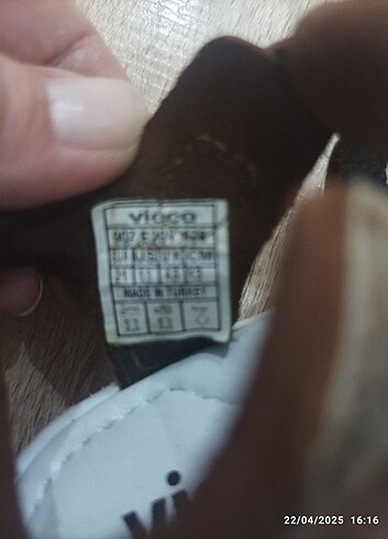 21 Beden kahverengi Renk vicco sandalet