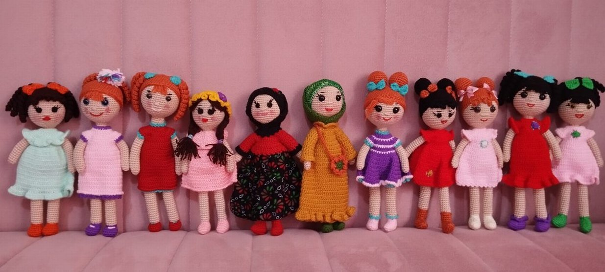 Renkli Örgü Bebekler - Görsel 4