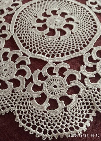 El Yapımı Dantel Yuvarlak dantel - Görsel 2