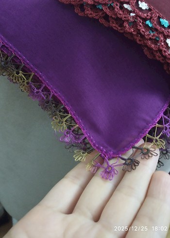 El yapımı oyalı yazma. - Görsel 2