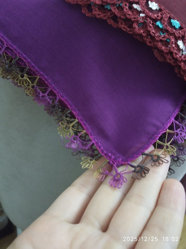 El yapımı oyalı yazma. - Görsel 2