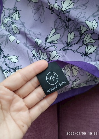 Mor Bohem Tarzı Kadın Şal - Görsel 2